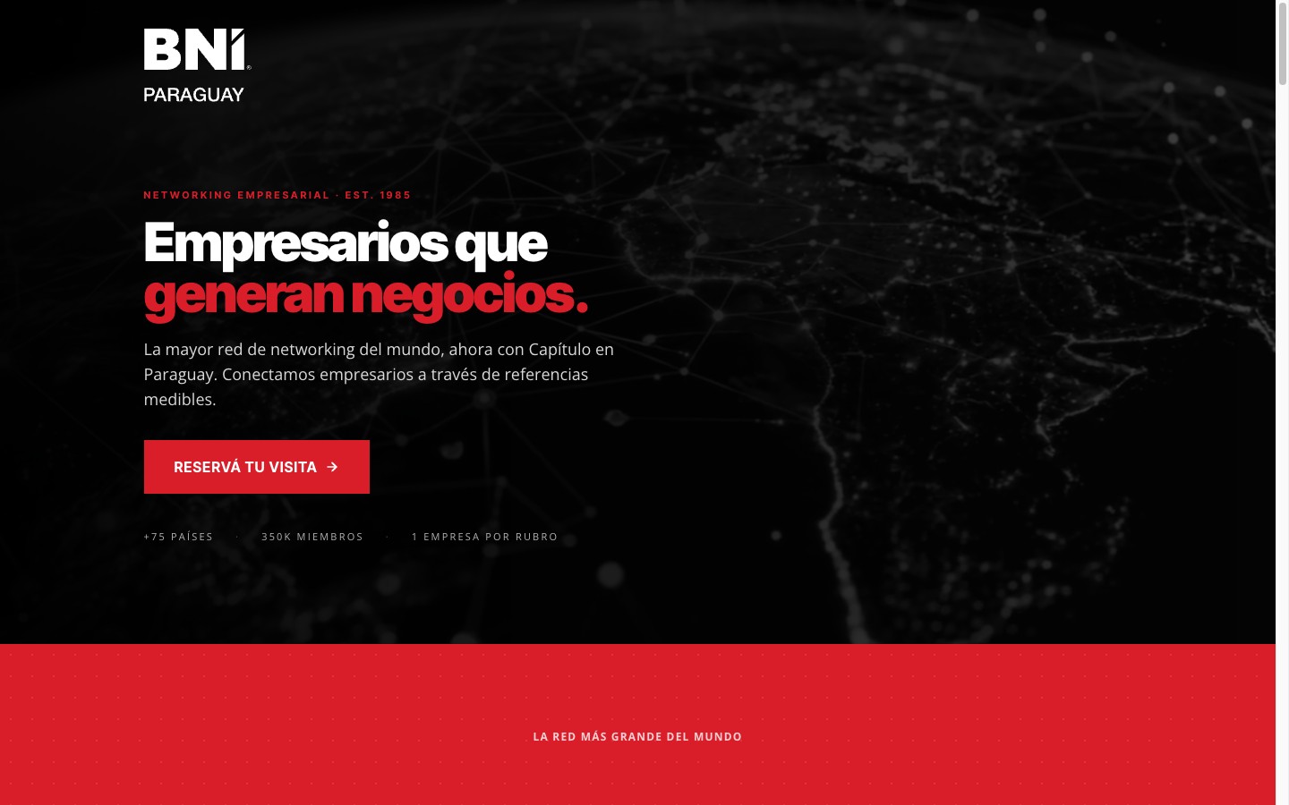 Sitio web de BNI Paraguay